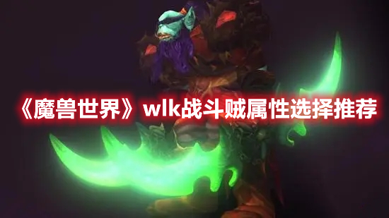 魔兽世界wlk战斗贼属性选择攻略详解